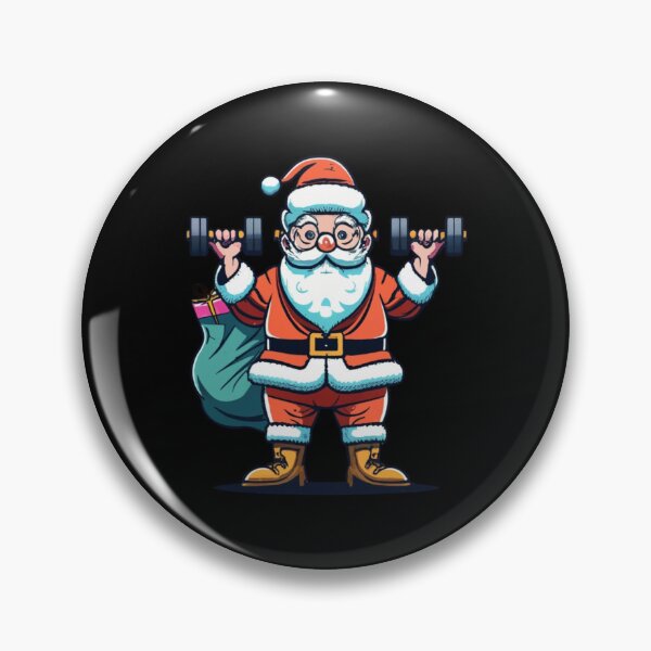 Artikelvorschau, Fitnessstudio-Weihnachtsmann entworfen und verkauft von FunkyMelon.