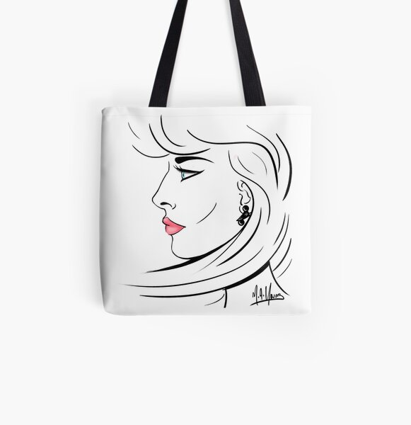 Sophia All Over Print Tote Bag