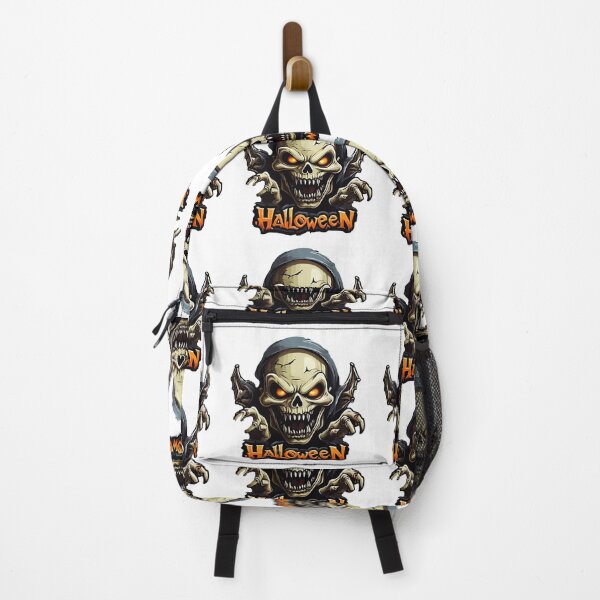 Item preview, Scary skull and sign Halloween t-shirts, stickers, tumblers designed and sold by AlejaJorgeShop.