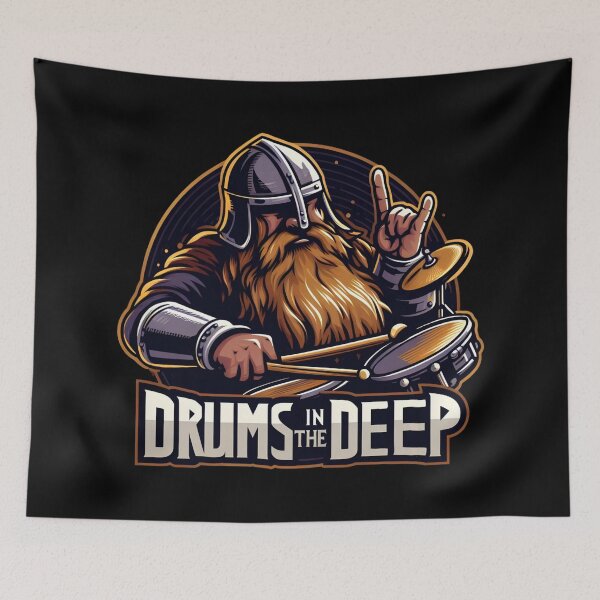 Item preview, Drums in the Deep - Dwarven Drummer - Fantasy designed and sold by Fenay Designs.