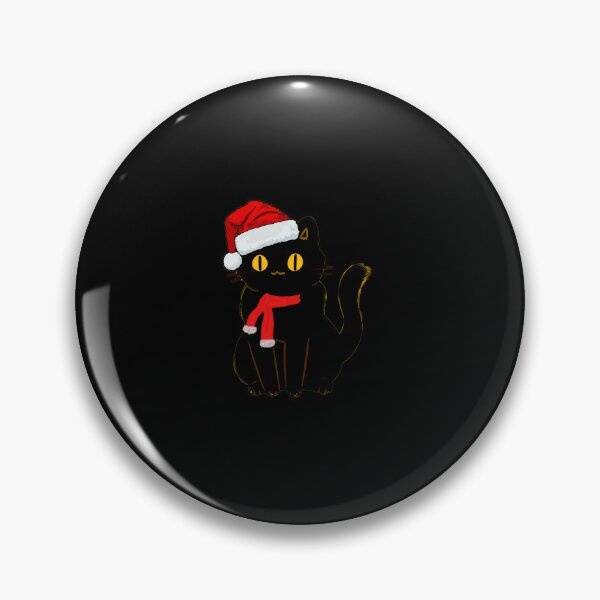 Item preview, Gato negro de Papá Noel disfrazado de Papá Noel designed and sold by Project4X.