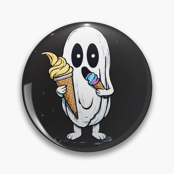 Item preview, Ghost eating ice cream designed and sold by Fernandavaladao.
