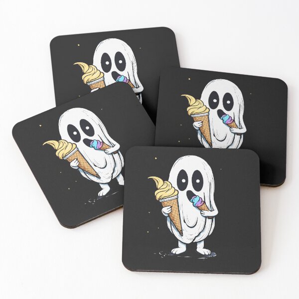 Item preview, Ghost eating ice cream designed and sold by Fernandavaladao.