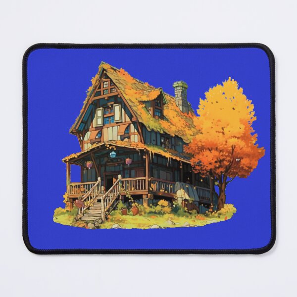 Item preview, Autumn Cottagecore Cabin designed and sold by egneveRArt.
