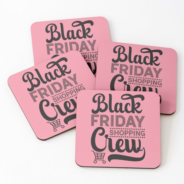 Item preview, Black Friday Shopping Crew Pink designed and sold by ArtMeetsPizza.