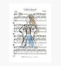 Matilda - When I Grow Up Photographic Print