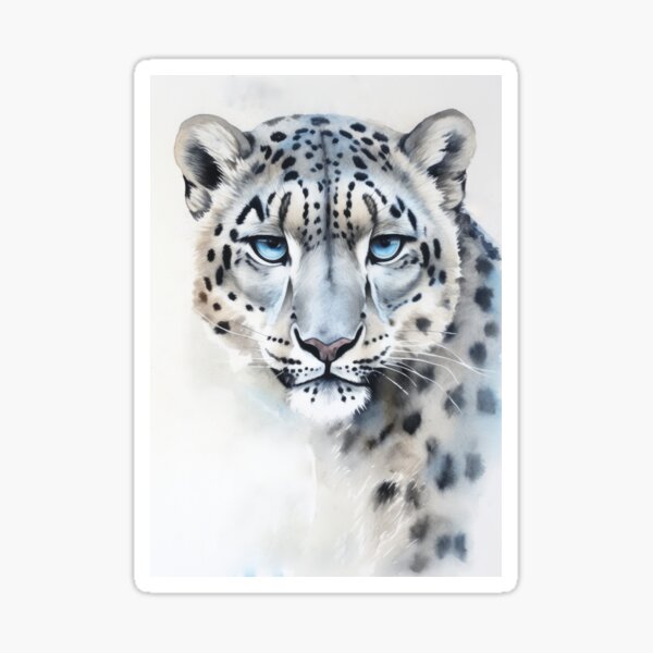 Snow Leopard: Wildly Unique Sticker