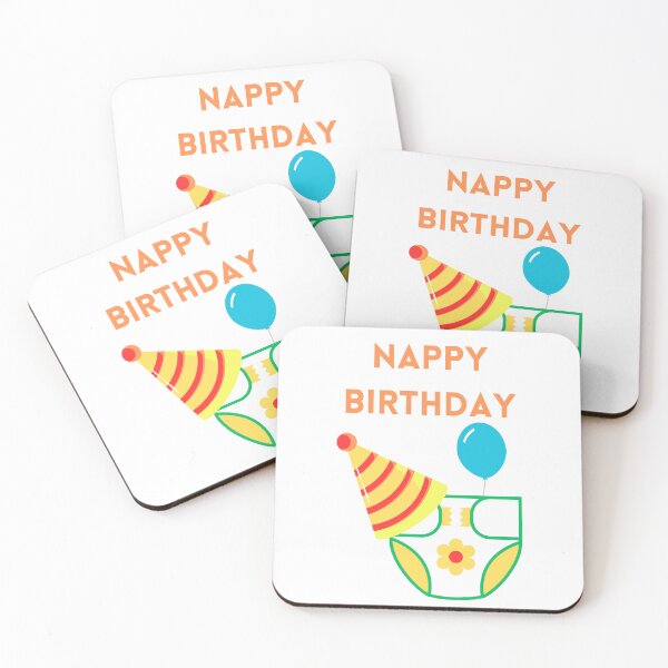 Item preview, Nappy Birthday designed and sold by Lindleywood.