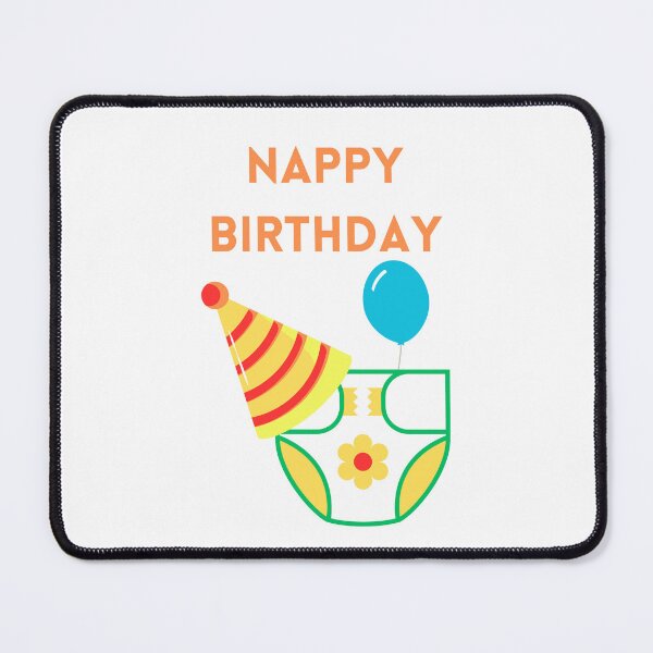 Item preview, Nappy Birthday designed and sold by Lindleywood.