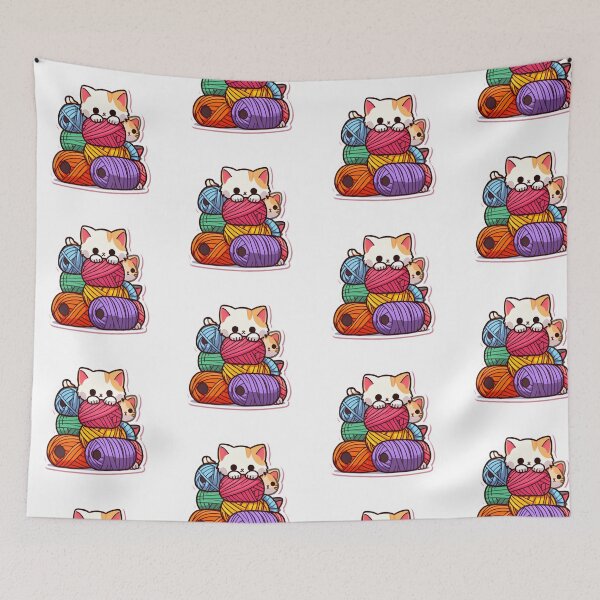 Item preview, Kittens and Balls designed and sold by Seizanoko.