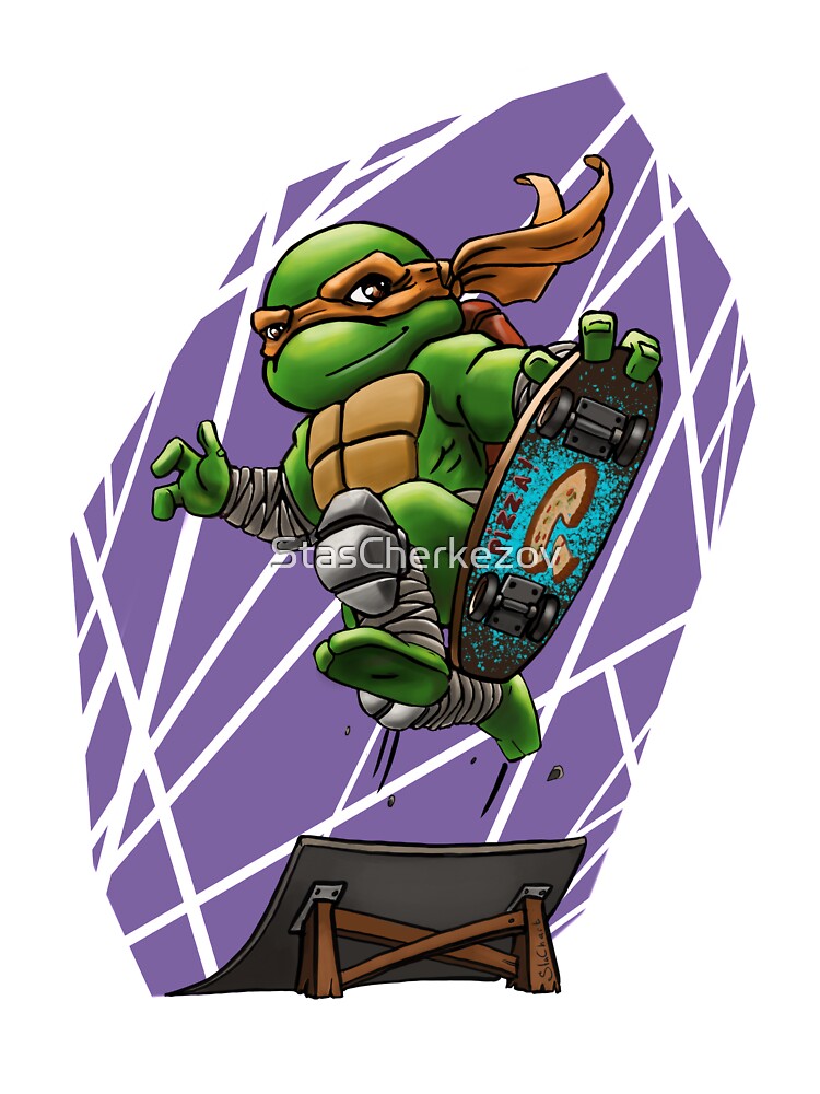 Tmnt Mikey Kids T Shirt By Stascherkezov Redbubble