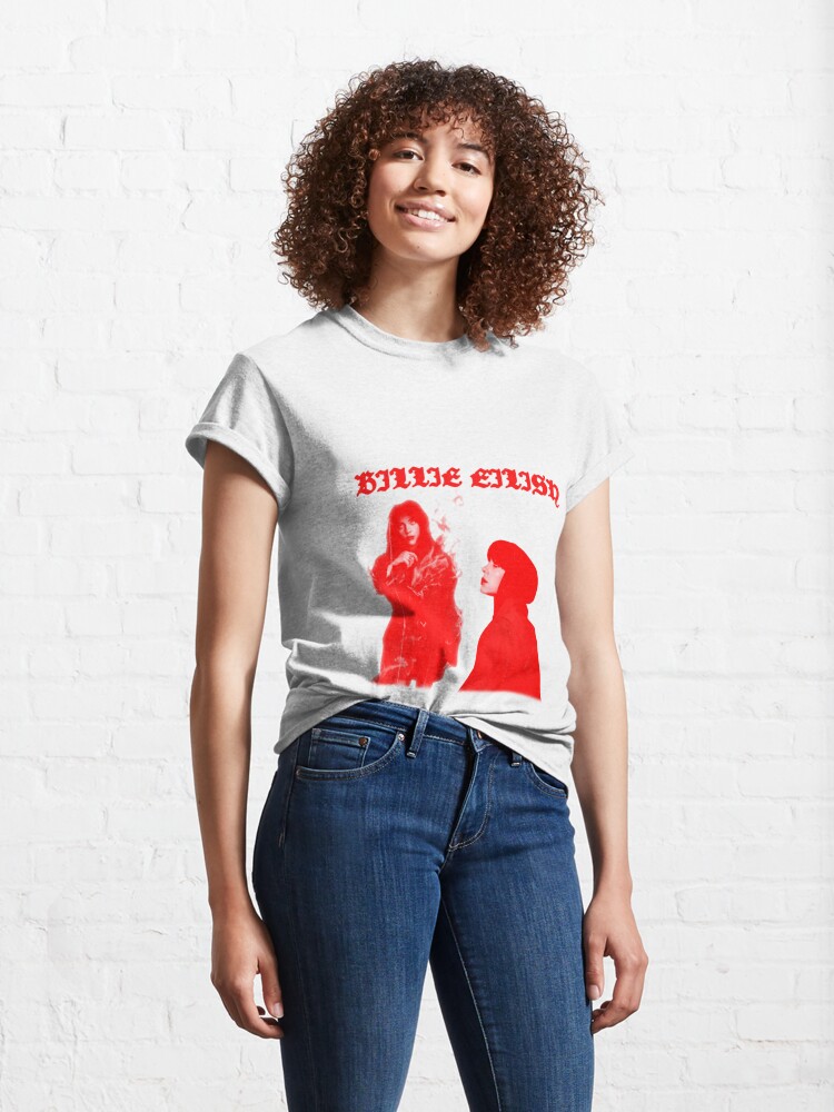 Discover Billie Eilish MERCH RED Classic T-Shirt