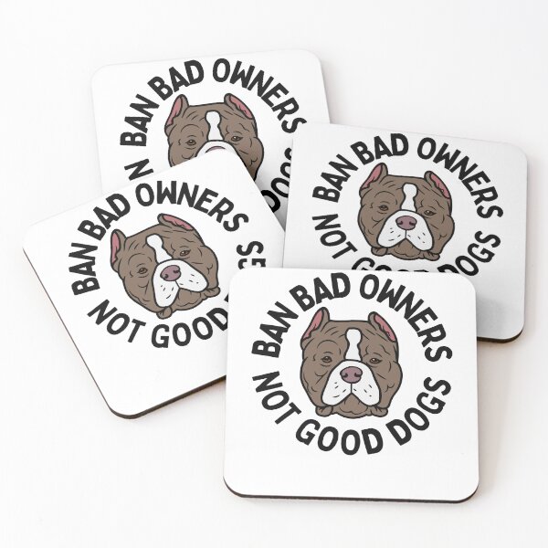 Item preview, Ban Bad Owners Not Good Dogs designed and sold by Beezi Graphix.