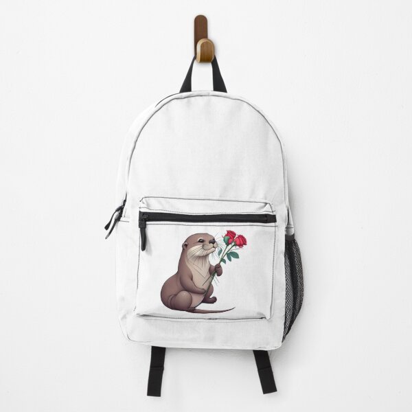 Item preview, Otter with roses designed and sold by PawelNature.