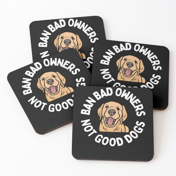 Item preview, Ban Bad Owners Not Good Dogs designed and sold by Beezi Graphix.