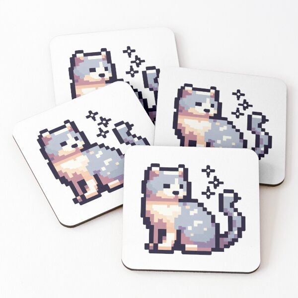 Item preview, Pixel Art Cat designed and sold by Gulyabani.