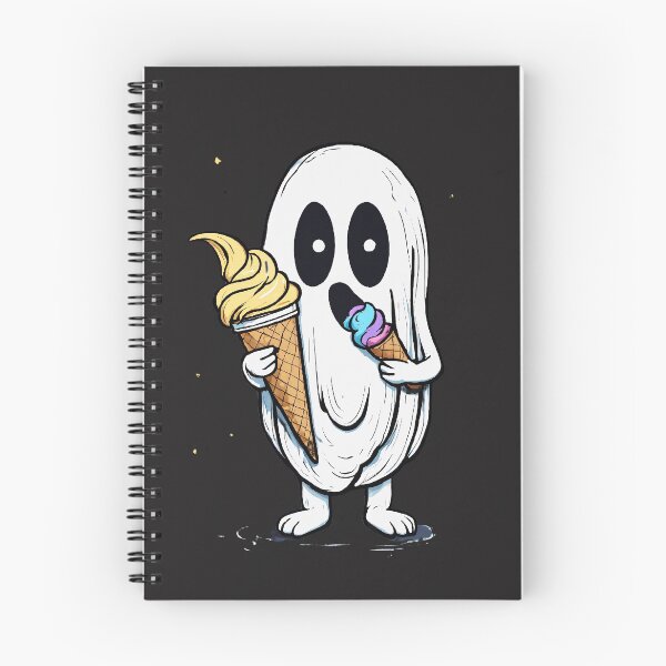 Item preview, Ghost eating ice cream designed and sold by Fernandavaladao.
