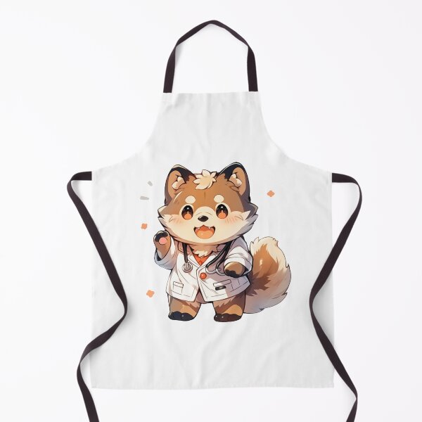 Item preview, Cute Kawaii Happy Doctor Dog Dogtor designed and sold by CozyKawaiiArt.