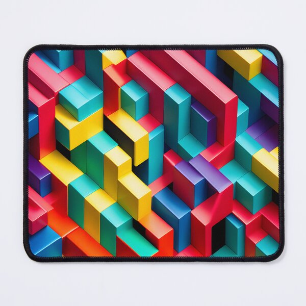 Item preview, abstract pattern with cubes designed and sold by aimarketspot.