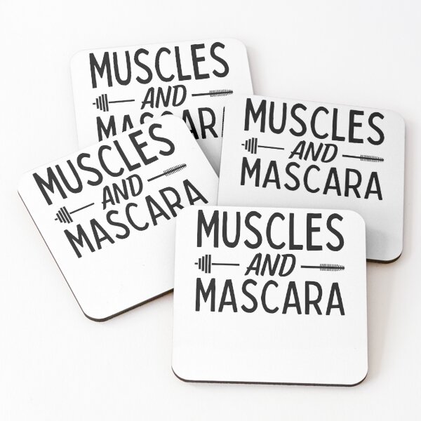 Item preview, Muscles and Mascara designed and sold by Beezi Graphix.