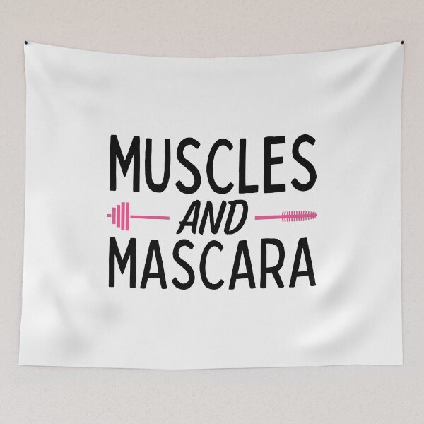 Item preview, Muscles and Mascara designed and sold by Beezi Graphix.