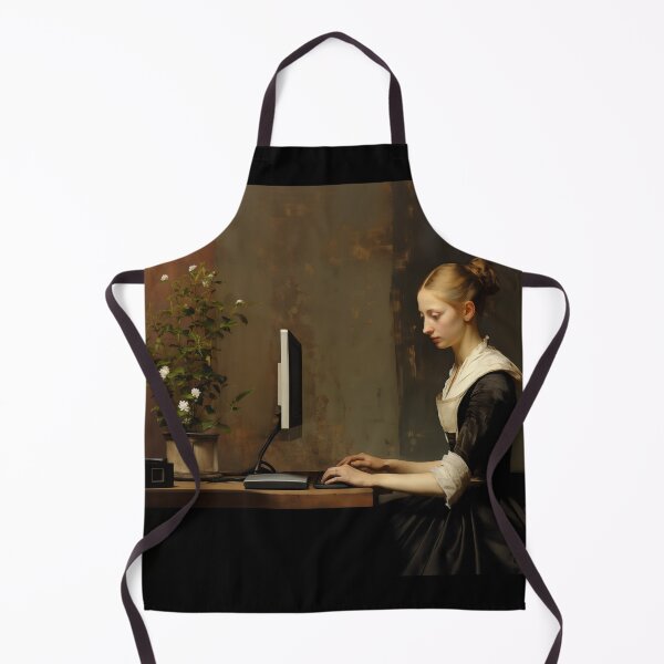 Item preview, Portrait of a 17th Century Lady in a Digital Age designed and sold by Jarocosh.