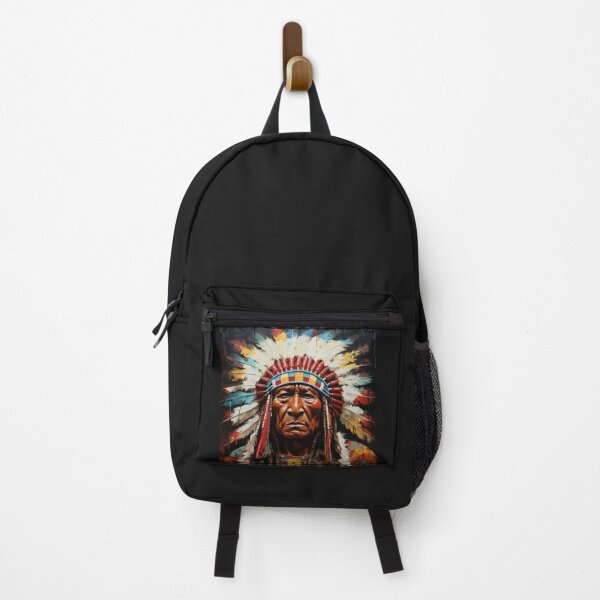 Item preview, Indian chief with fantastic headdress designed and sold by Andrea-Design.