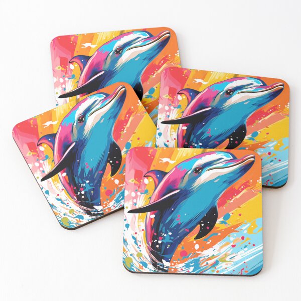 Item preview, Marine Dolphin Pop Art designed and sold by TheWildFlix.