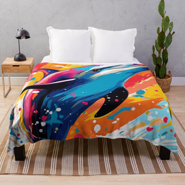 Item preview, Marine Dolphin Pop Art designed and sold by TheWildFlix.