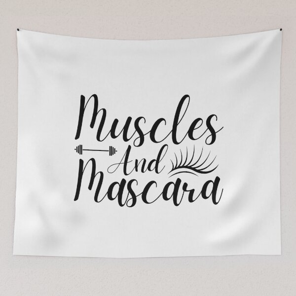 Item preview, Muscles and Mascara designed and sold by Beezi Graphix.