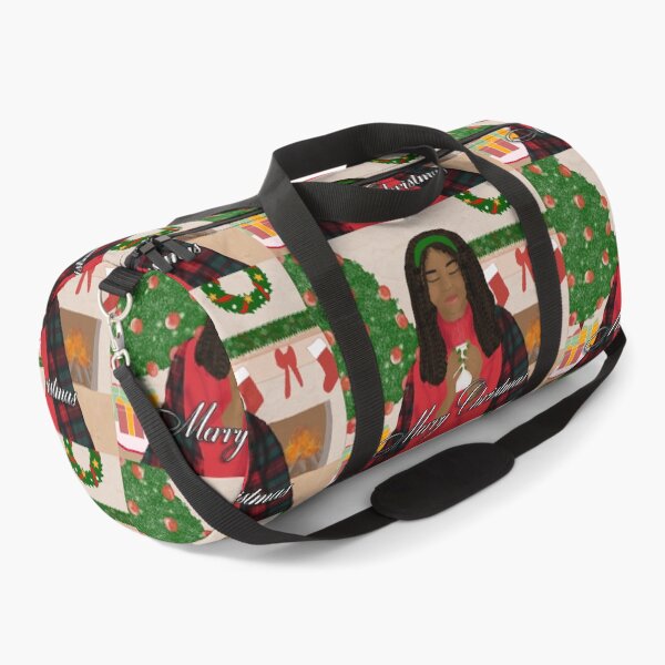 Item preview, Acogedora Feliz Navidad - Mujer afroamericana designed and sold by Cecetyshay.