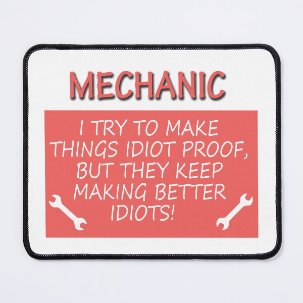 Item preview, The joys of being a Mechanic! designed and sold by Scorpion Creative.