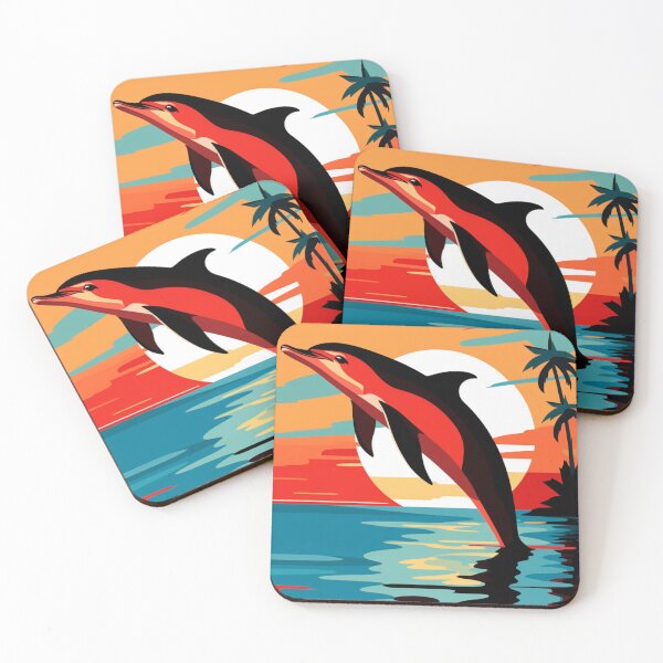 Item preview,  Marine Dolphin Modern Pop Art designed and sold by TheWildFlix.