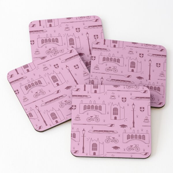 Item preview, Pink Oxford Cambridge University Pattern designed and sold by drawingcam.