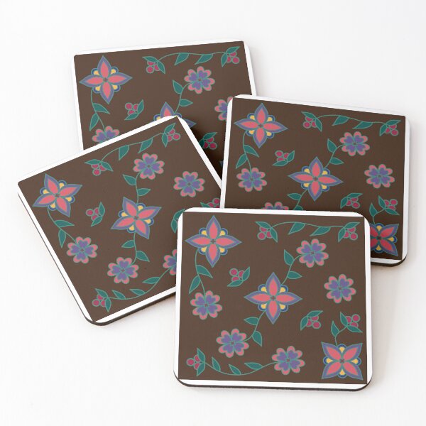 Item preview, Brown Floral designed and sold by Niibidoon.