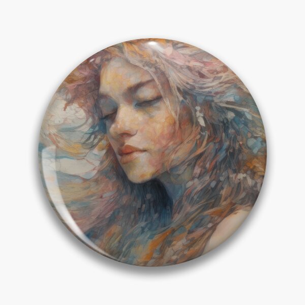 Item preview, Enchanting Mermaid Portrait designed and sold by BeepBoopAIBoobs.