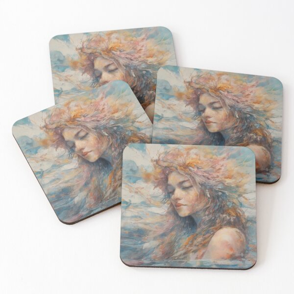 Item preview, Enchanting Mermaid Portrait designed and sold by BeepBoopAIBoobs.