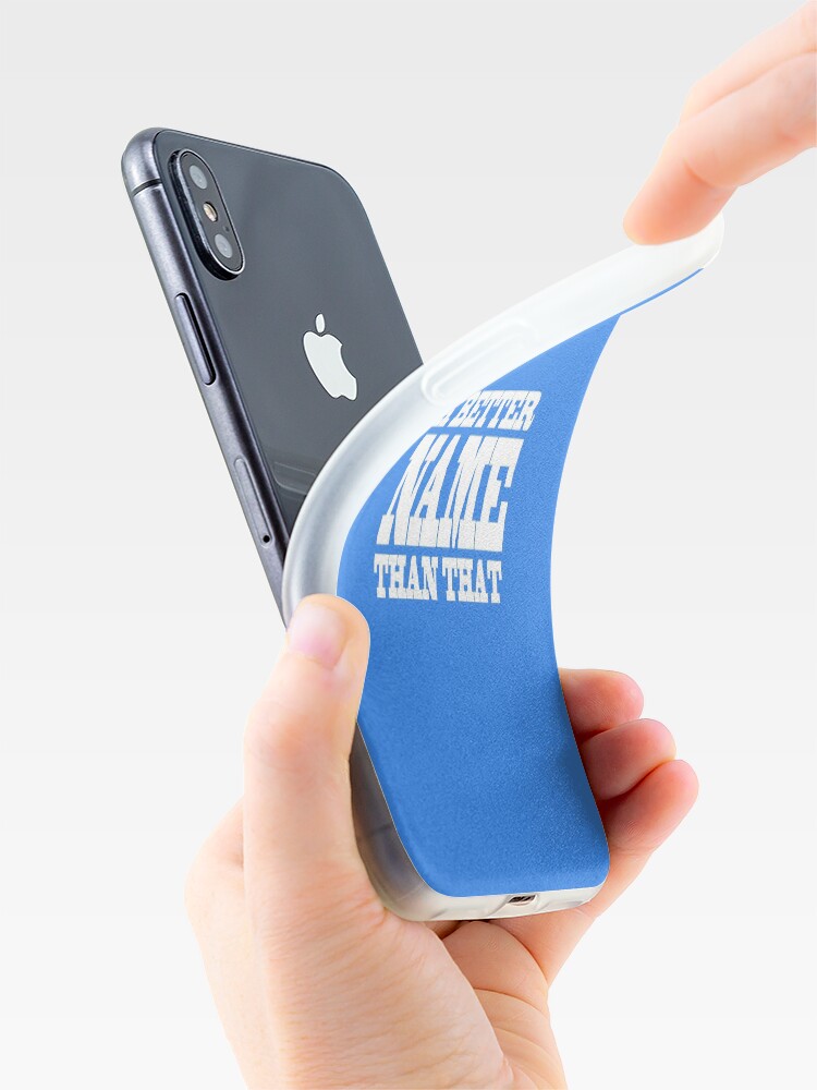 Alternate view of A Better Name Than That (hanger logo) iPhone Case & Cover