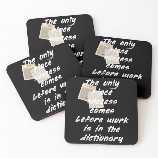 Item preview, The only place success comes before work is in dictionary designed and sold by Gevover.
