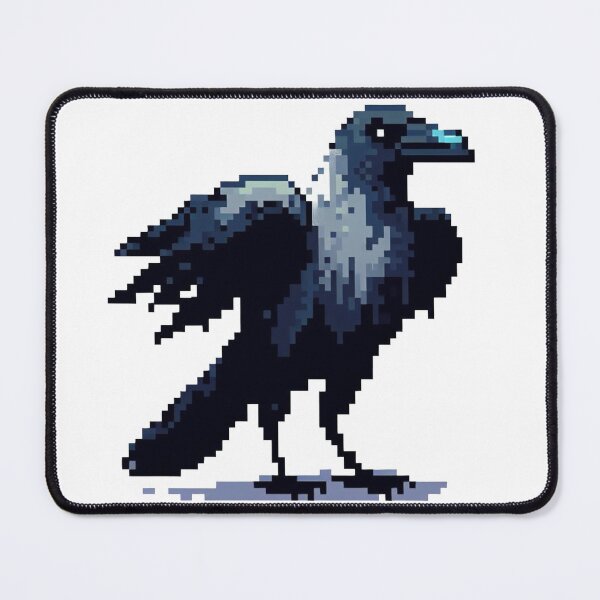 Item preview, Pixel Art Raven designed and sold by Gulyabani.