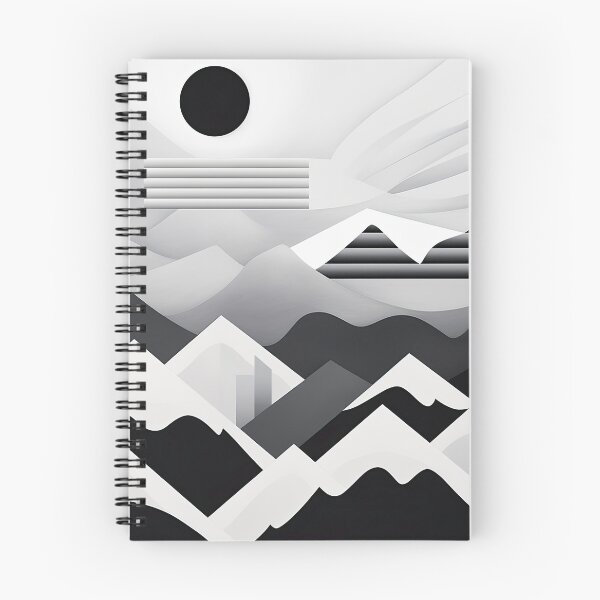Item preview, Explore "Simplistic & Minimalistic Snowy Winter Alps" with Bauhaus Flair designed and sold by ArtificialGenes.