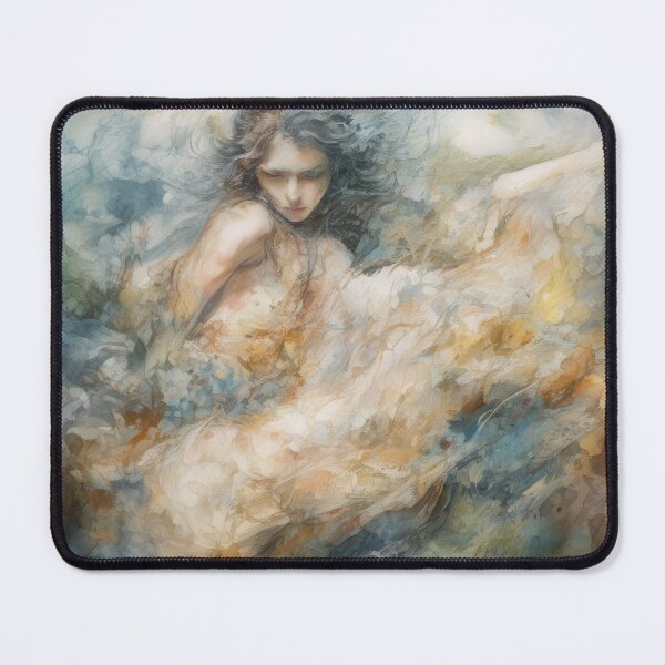 Item preview, Enchanting Mermaid Portrait designed and sold by BeepBoopAIBoobs.