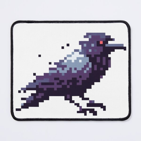 Item preview, Pixel Art Raven designed and sold by Gulyabani.