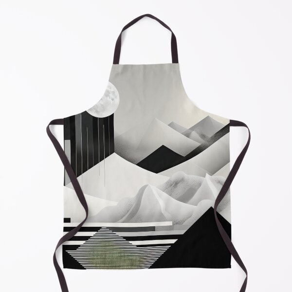 Item preview, Explore "Simplistic & Minimalistic Snowy Winter Alps" with Bauhaus Flair designed and sold by ArtificialGenes.