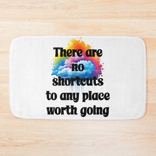 Item preview, There are no shortcuts to any place worth going Motivational designed and sold by Gevover.