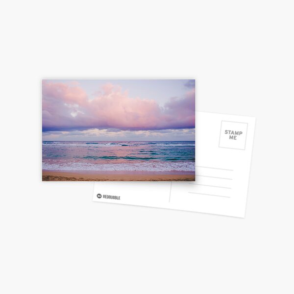 Pastel Beach - Kauai, Hawaii Postcard