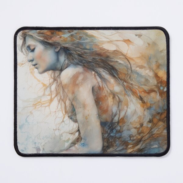 Item preview, Enchanting Mermaid Portrait designed and sold by BeepBoopAIBoobs.