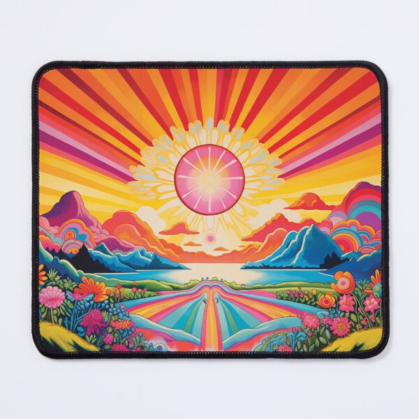 Item preview, Psychedelic Rainbow Road designed and sold by poshprintlab.