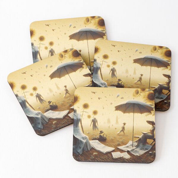 Item preview, Vintage Surrealism Sunflowers designed and sold by AdemadMorf.
