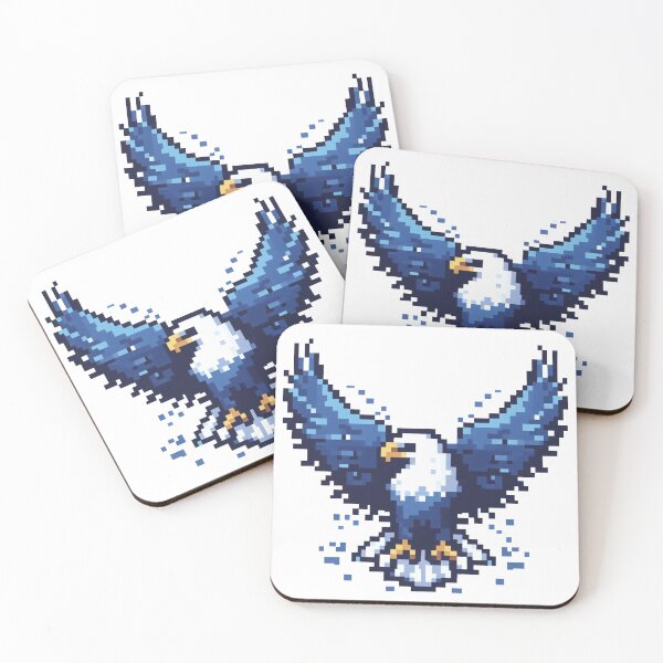 Item preview, Pixel Art Eagle designed and sold by Gulyabani.